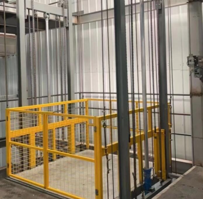 上海导轨式升降机一般加工周期